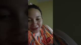 Sweet pregnant mother spoiled live alone in the middle of the night