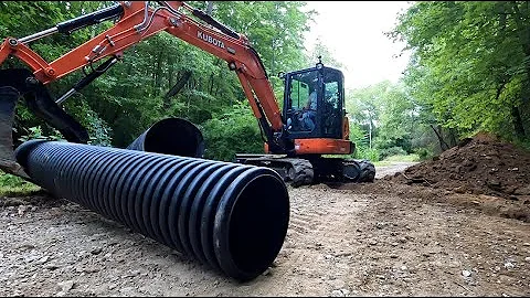 Installing a Driveway Culvert Pipe the Easy Way