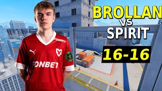 TIER 1 CS2 POV | Brollan (16-16) vs Spirit | BetBoom Dacha Belgrade 2024