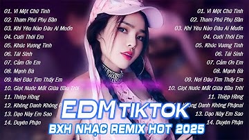 Vì Một Chữ Tình Remix - BXH Nhạc Trẻ Remix Hot Nhất Hiện Nay ♫ Top 15 Bản EDM TikTok Hay Nhất 2025