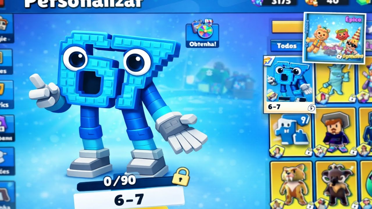 ADICIONARAM OS BRAINROT MAIS RAROS NO STUMBLE GUYS 😱 