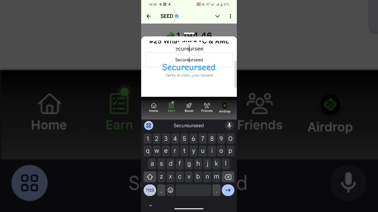 Seed bot secret code 
