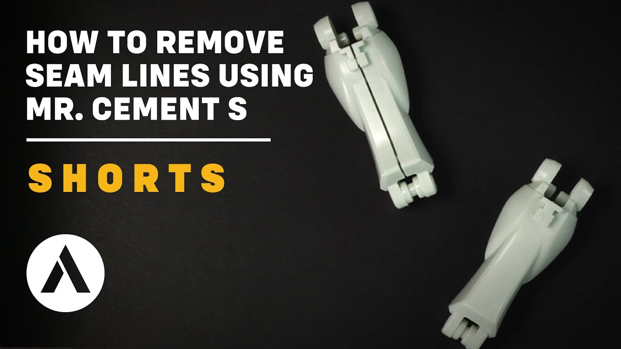 Remove seam lines on your Gunpla  | Quick and easy way using Mr. Cement S | 