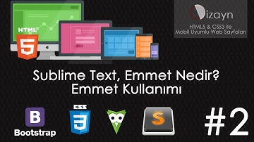 | #2 | Sublime Text Nasıl Kullanılır? Zencoding (Emmet) Kurulumu (Pratik Kod Yazma)