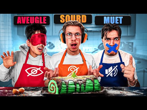 1 Deaf Man, 1 Blind Man, 1 Mute Man Cook a Yule Log! (Ft. Litsu and Jayzz)