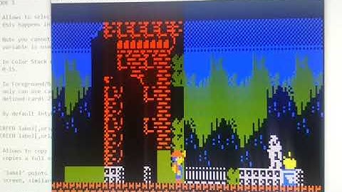 Intellivision IntyBASIC Castlevania inspired work in progress