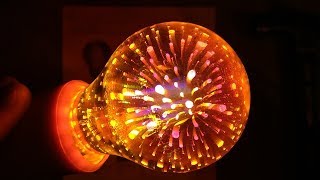 Inside a 3D firework LED lamp.