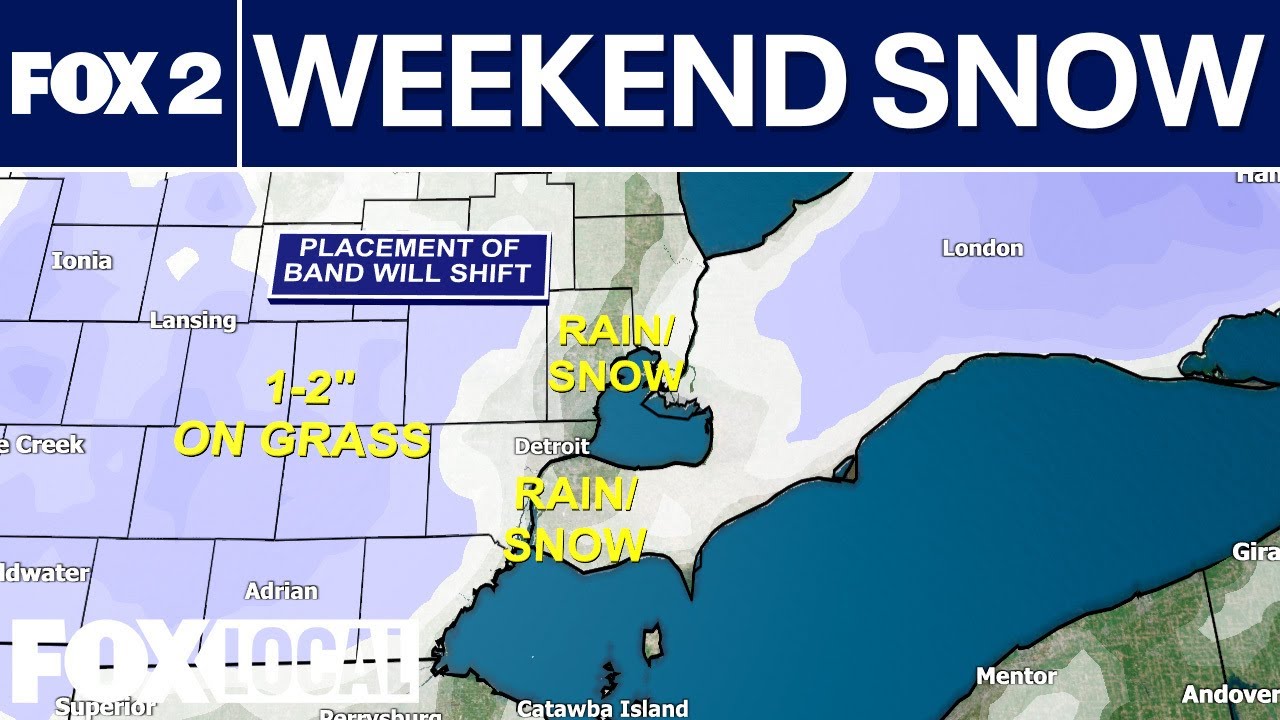 Metro Detroit snow outlook this weekend