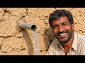 DIY Clean Water! Hand Drilling Machine Finds Water Underground!