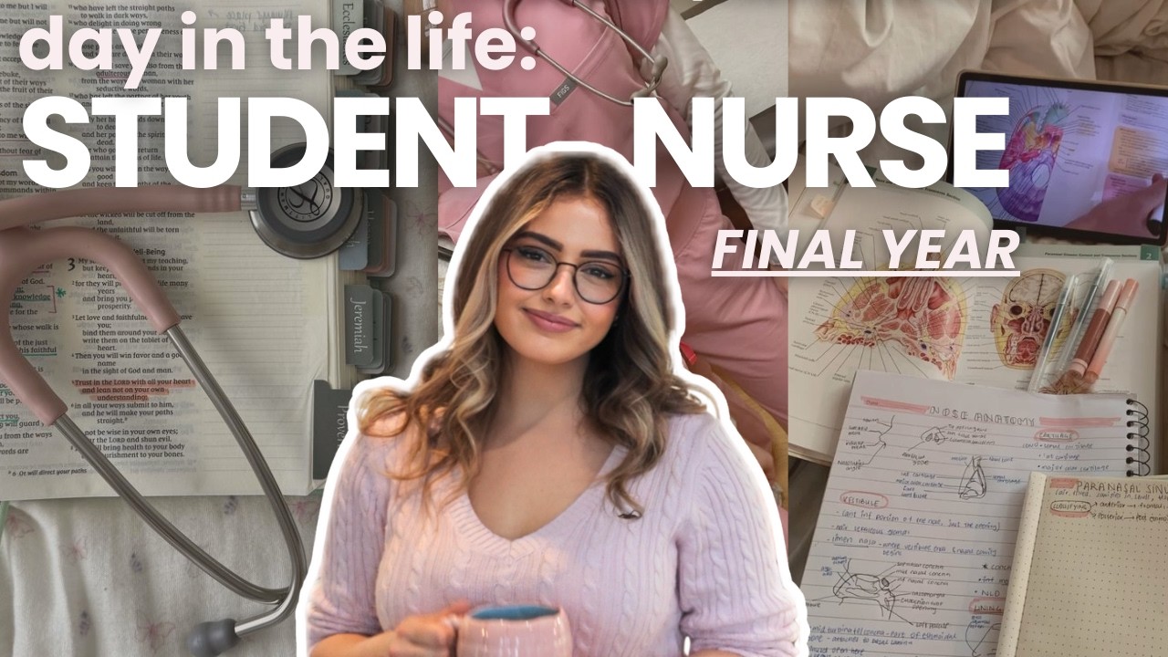 A Day in the Life of a Final Year Nursing Student in London - YouTube