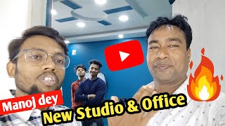 Youtuber Manoj Dey's : New Office & Studio Setup Tour 2022 ! @Manoj Dey