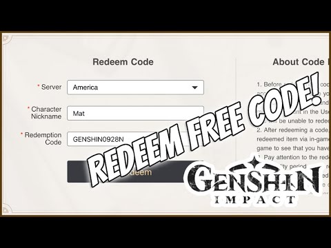 Free code …… Genshin Impact