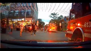 Montreal Fire Department At The Beaudry Metro Station - Intervention Du Sim Au Métro Beaudry