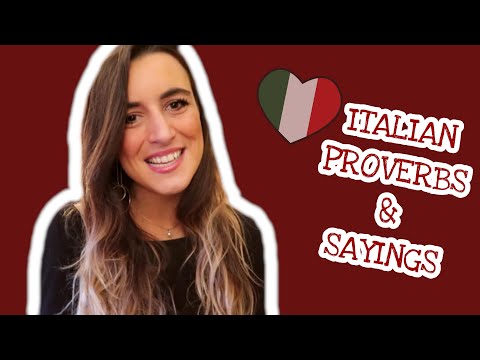 Italian PROVERBS & SAYINGS | Part 1