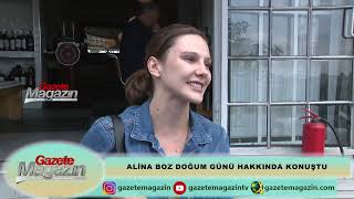 ALİNA BOZ SEZEN AKSU'NUN SAHNELERE ARA VERMESİNE NE DEDİ? EVLİLİK SORULARINI NEDEN GEÇİŞTİRDİ?