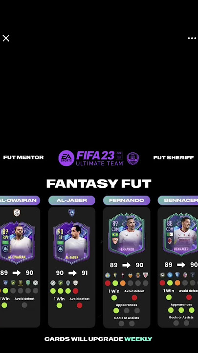 FUT Sheriff - 💥FULL FANTASY FUT TEAM 2✓ STATS OFFICIAL