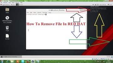 How to delete or remove file in rhel 7