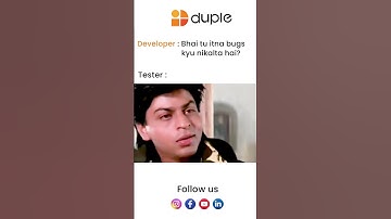 When the tester find too many bugs! Developer be like....