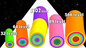 Layer Runner vs 2048 Run 3D Number Puzzle Game - Satisfying Mobile Game New Update