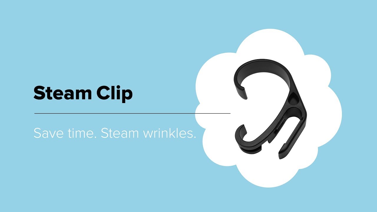 STEAM CLIP™ // The Patented Travel Hack Hook  (Traveler's Duo: Set of 2) video thumbnail