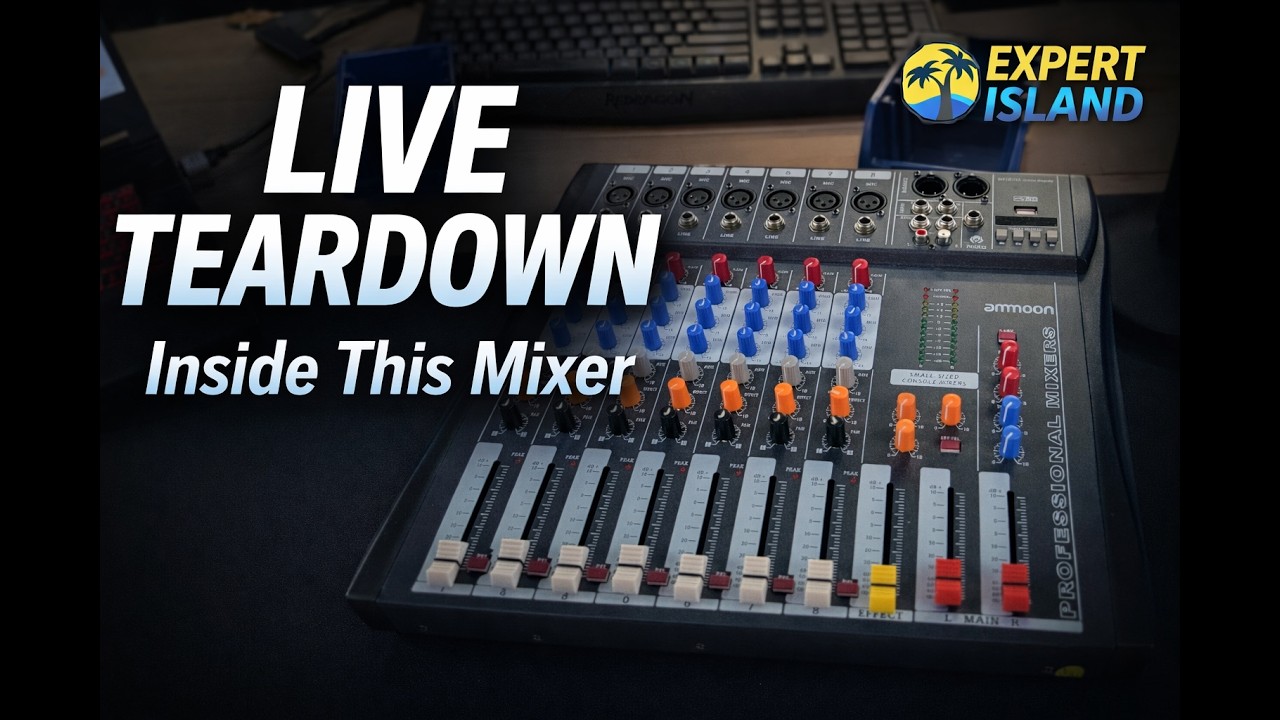 LIVE: Robin Destroys a Mixer (For Science) | Full Teardown