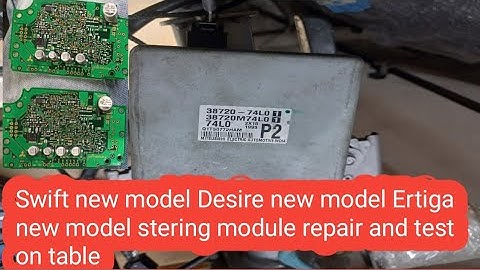 SWIFT NEW MODEL STEERING HARD. EPS MODULE REPAIR @mastaanautotech1030 .9582204721.