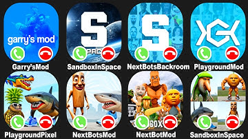 Nextbots In Playground Mod Tung Tung Tung Sahur,Gmod Garry