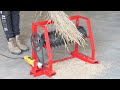 Angle Grinder HACK - How To Make A Rice Thresher Machine Using Angle Grinder | DIY