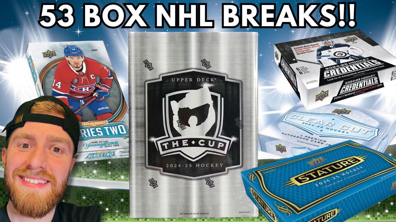 53 BOX NHL BREAKS!!! THE CUP, STATURE + HOT CASE