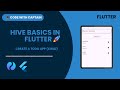 Flutter Hive Tutorial: Build a Simple Todo App | Store, Get, Delete &amp; Clear Data