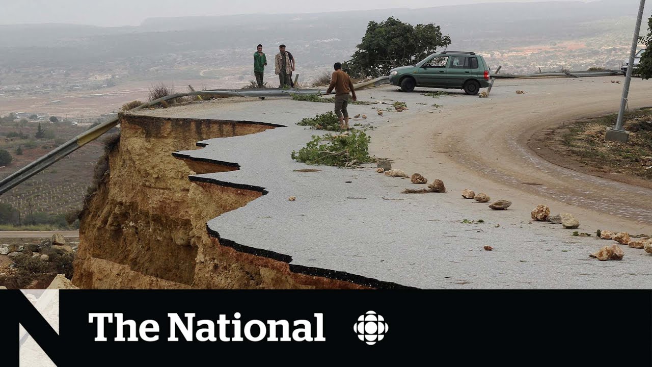 Catastrophic flooding in Libya wipes out entire neighbourhoods