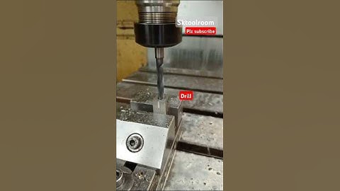 "How to Drill Manually on VMC Machine | VMC Manual Drilling Process Explained"#vmc #drill