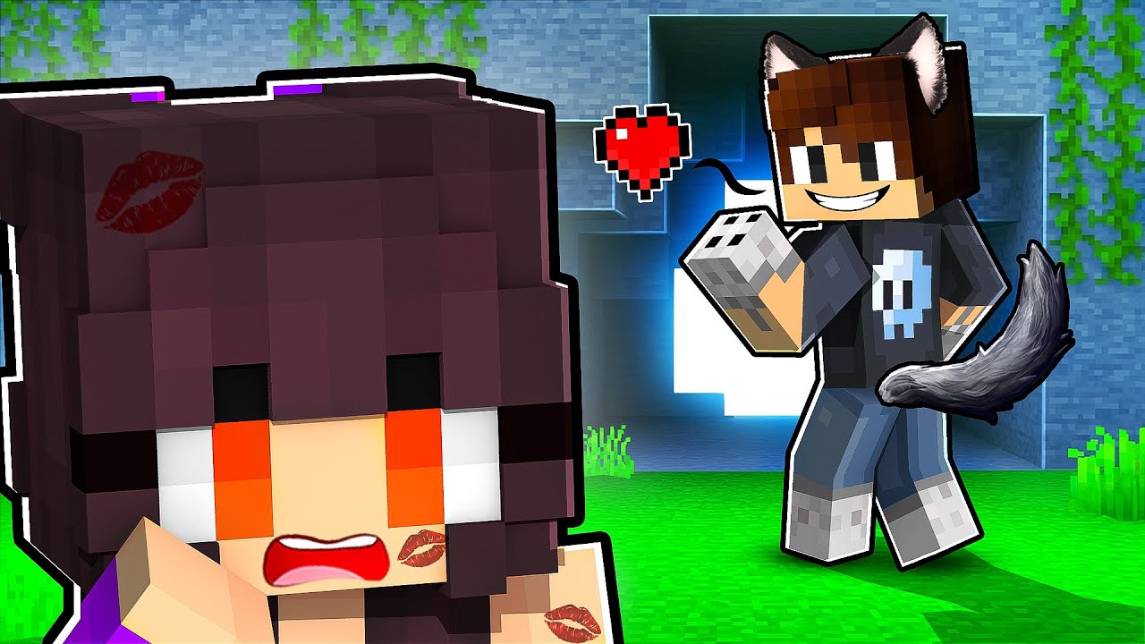 Minecraft'ta ALFA KURT ile İLK ÖPÜCÜĞÜM!