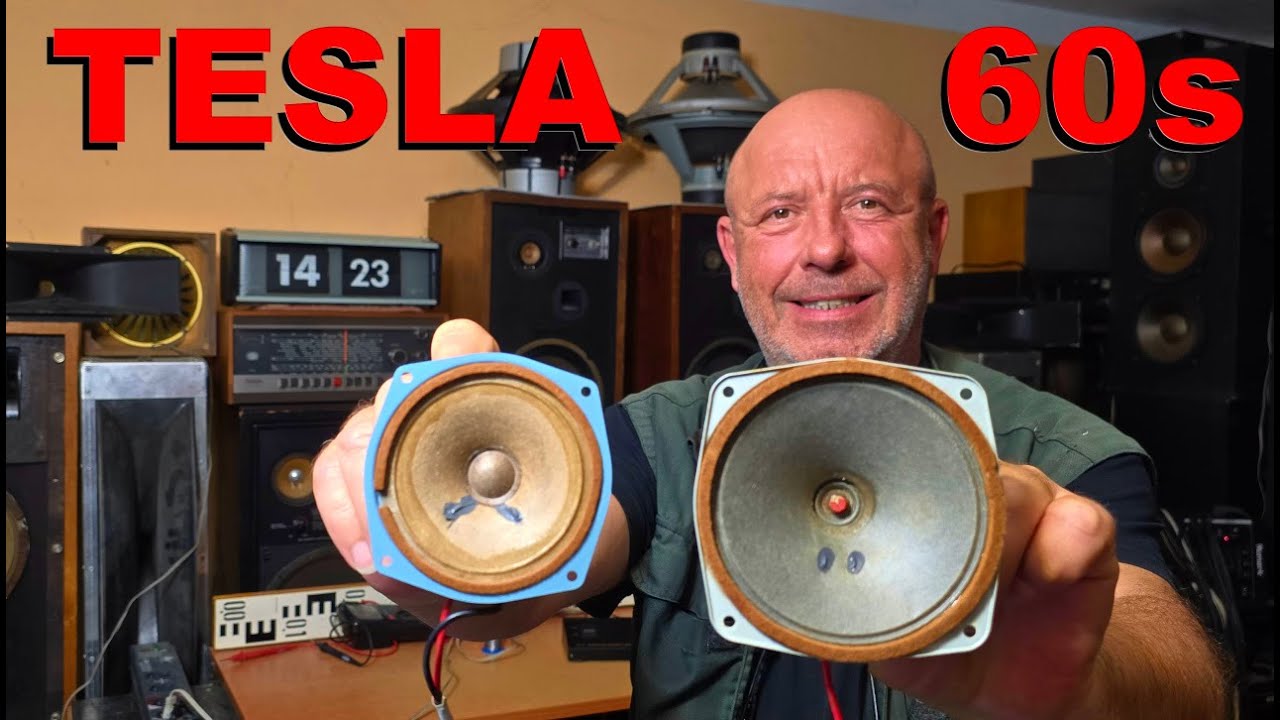 60s Vintage TESLA TWEETER SPEAKER ARV 261 vs 161 Sound Comparison