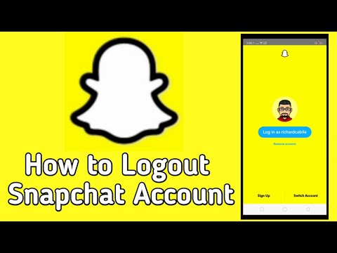 How to Logout Snapchat Account 