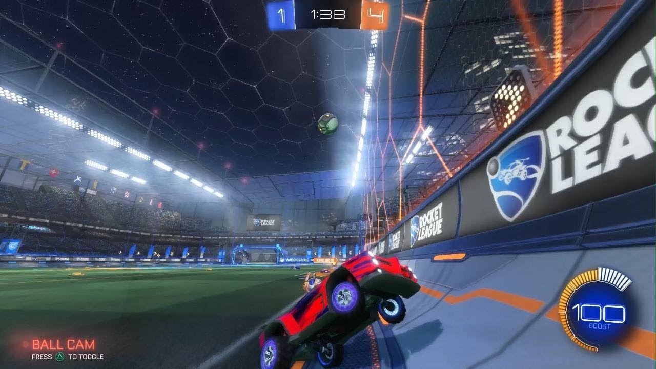 My first game of Rocket League in ages
