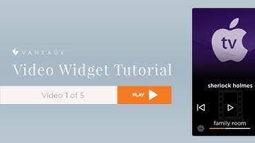 Video Widget Overview (1 of 5)