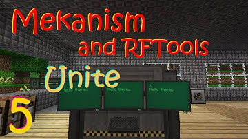 Minecraft 1.10.2 - Mekanism and RFTools Unite Part 5 - Digitally Mining