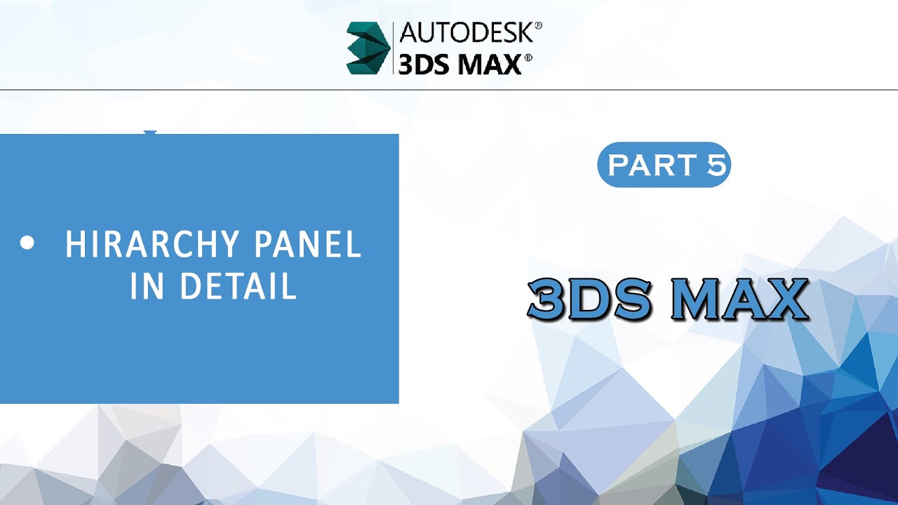 05-Hierarchy Panel in 3ds max - YouTube