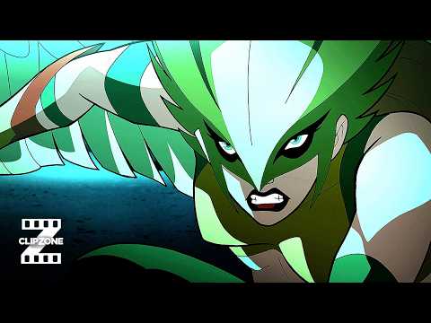 Green Lantern: Beware My Power | John Stewart Fights Shayera Hol | ClipZone: Heroes & Villains