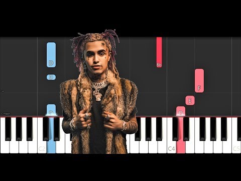 Lil Pump - Butterfly Doors (Piano Tutorial)