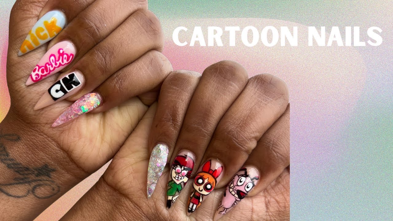 Cartoon Network Nails💅🏽 Nail Art‼️ Tutorial YouTube