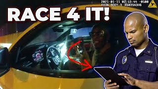 Bodycam: Young Thug ARGUES With Cop over Ticket TRIES TO RACE THEM?!😂