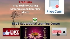 Free Cam : Free tool for recording videos and editing videos.