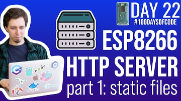 ESP8266 Web Server - part 1/2 - serve html web page