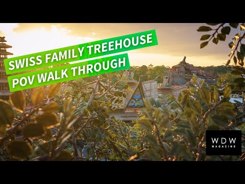 Swiss Family Treehouse at Walt Disney World 2023 - POV Walk Through ...