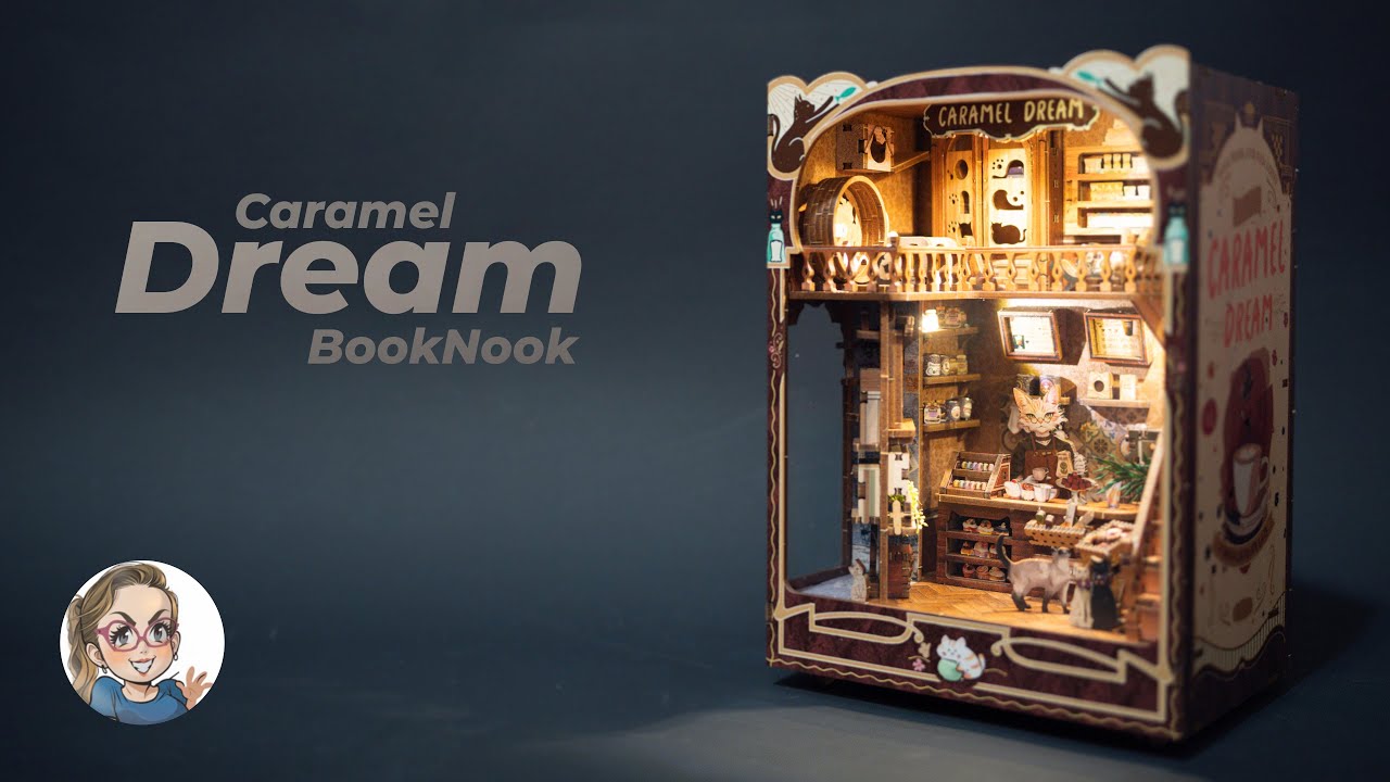 Caramel Dream Shop DIY Book Nook Kit | QUICK Build & Sweet