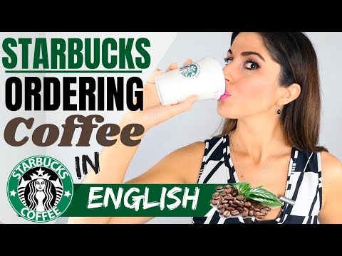 How to order COFFEE in English...In STARBUCKS! Polite British English