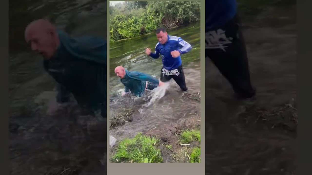 Farther Bash World's most aggressive Baptism of Homeless Micky (Fake Fight 