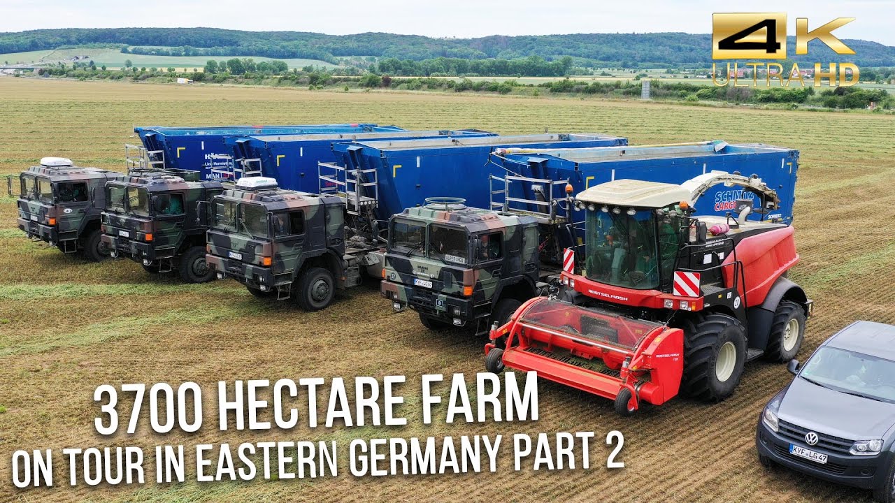 Oldisleben Farming: Conventional and organic arable farming on 3700 hectares (Green fodder / Part 2)